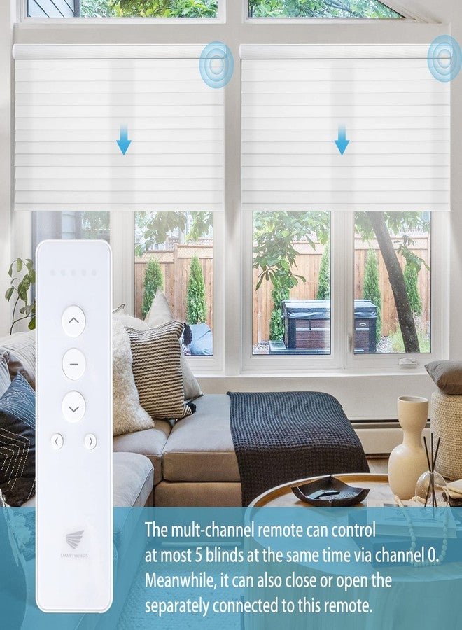 Smartwings Roller Shades Blinds Accessories 5-Channel Remote Control，White - Image 4